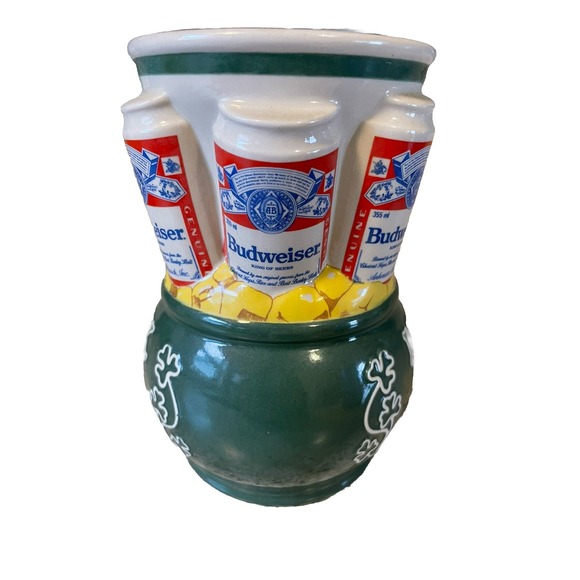 Budweiser Luck O' The Irish Stein Ceramic Made by Ceramarte 1993‎ Brazil - Picture 5 of 9